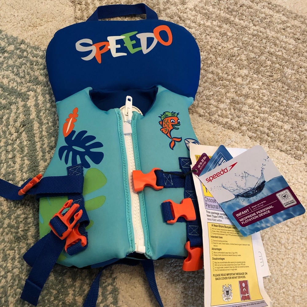 Speedo infant life vest NWT 🚣‍♀️ 💦